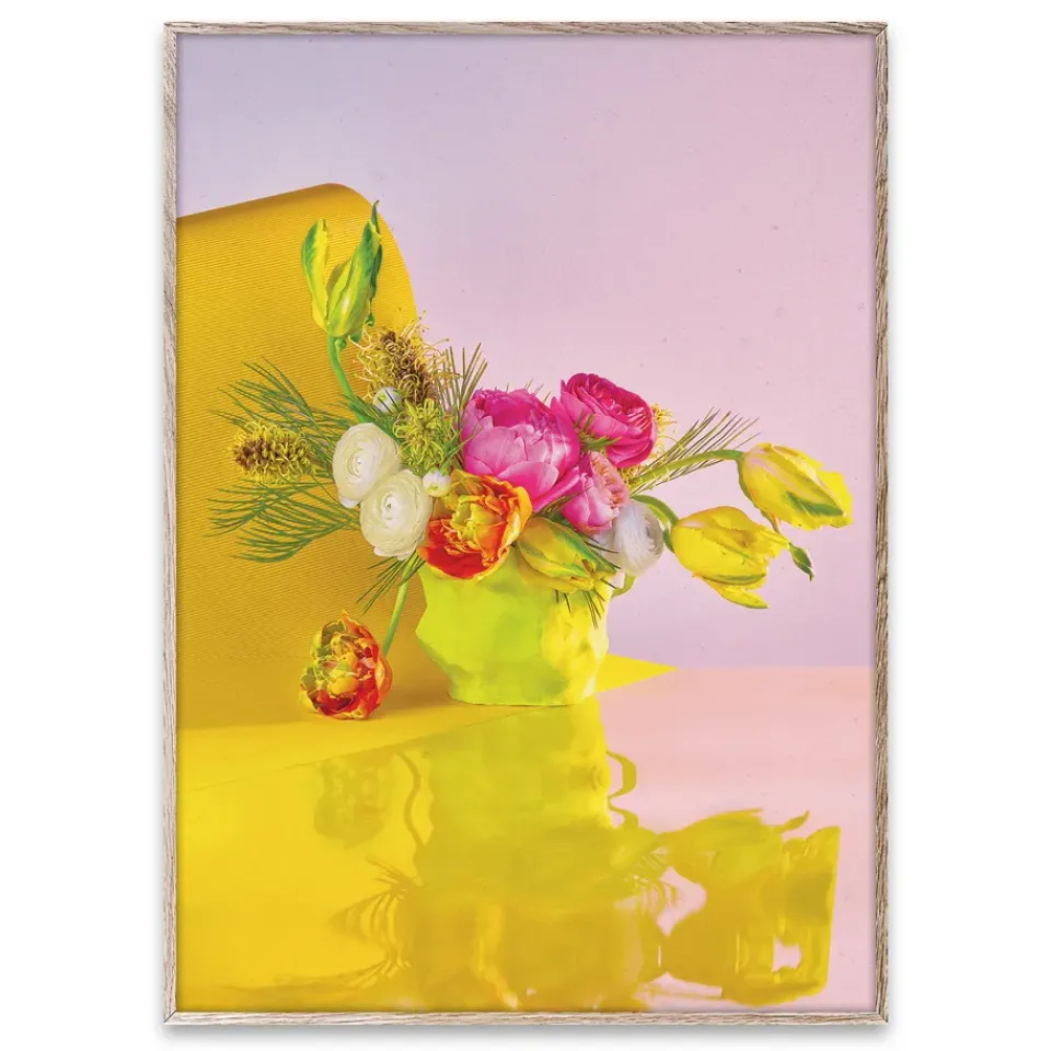 Online Paper Collective Lámina Bloom 03 yellow, 50x70 cm Amarillo