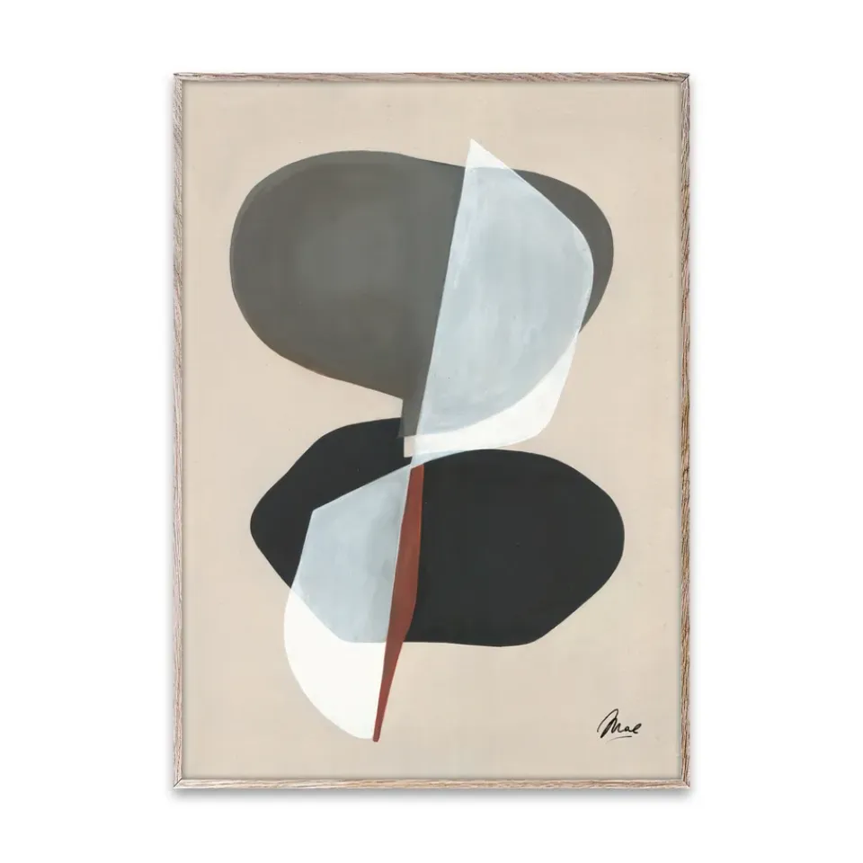 Clearance Paper Collective Lámina Composition 01, 30x40 cm Gris
