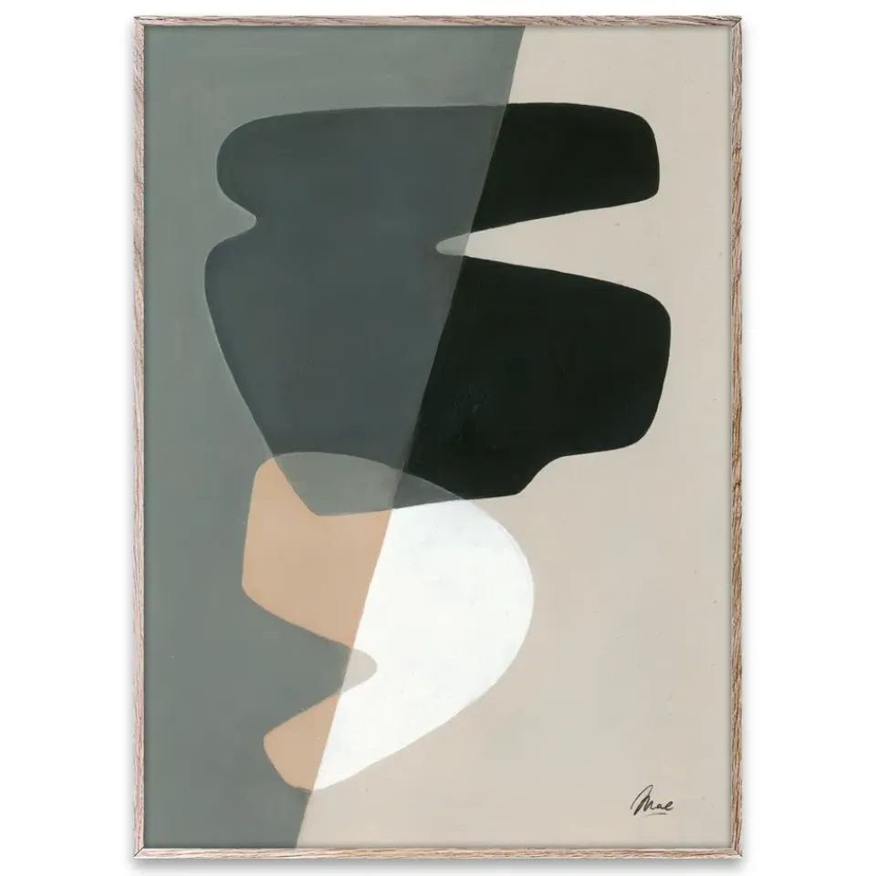 Discount Paper Collective Lámina Composition 02, 50x70 cm Gris