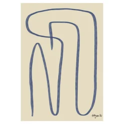 Online Paper Collective Lámina Different Ways , 50x70 cm Azul