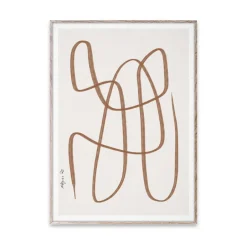 Hot Paper Collective Lámina Different Ways , 30x40 cm Marrón