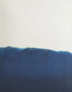 Fine Little Day Lámina Dyeforindigo ocean 1 40x50 cm, azul-blanco AzulBlanco