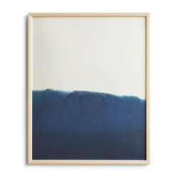 Fine Little Day Lámina Dyeforindigo ocean 1 40x50 cm, azul-blanco AzulBlanco