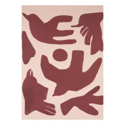Paper Collective Lámina Flying High, 50x70 cm Rojo