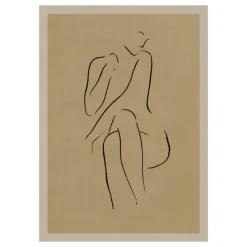 Clearance Paper Collective Lámina Grace I, 30x40 cm Beige