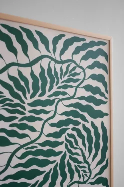 Sale Fine Little Day Lámina Green, 70x70 cm Verde