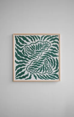 Sale Fine Little Day Lámina Green, 70x70 cm Verde