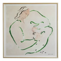 Hot Fine Little Day Lámina Love me not, 70x70 cm Beige