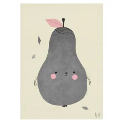 Fine Little Day Lámina Pirum Parum, 50 x 70 cm Gris