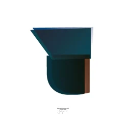 Sale Paper Collective Lámina Sketchbook Abstract 03, 30x40 cm Azul