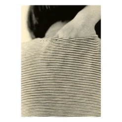 Best Paper Collective Lámina Striped Shirt, 30x40 cm AmarilloNegro
