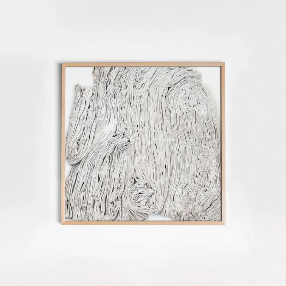 Sale Fine Little Day Lámina Textur, 70x70 cm GrisBlanco