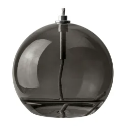 Outlet Mette Ditmer Lámpara de aceite Aura medium, Smoke grey Gris