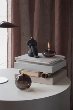 Best Mette Ditmer Lámpara de aceite Aura small, Smoke grey Gris