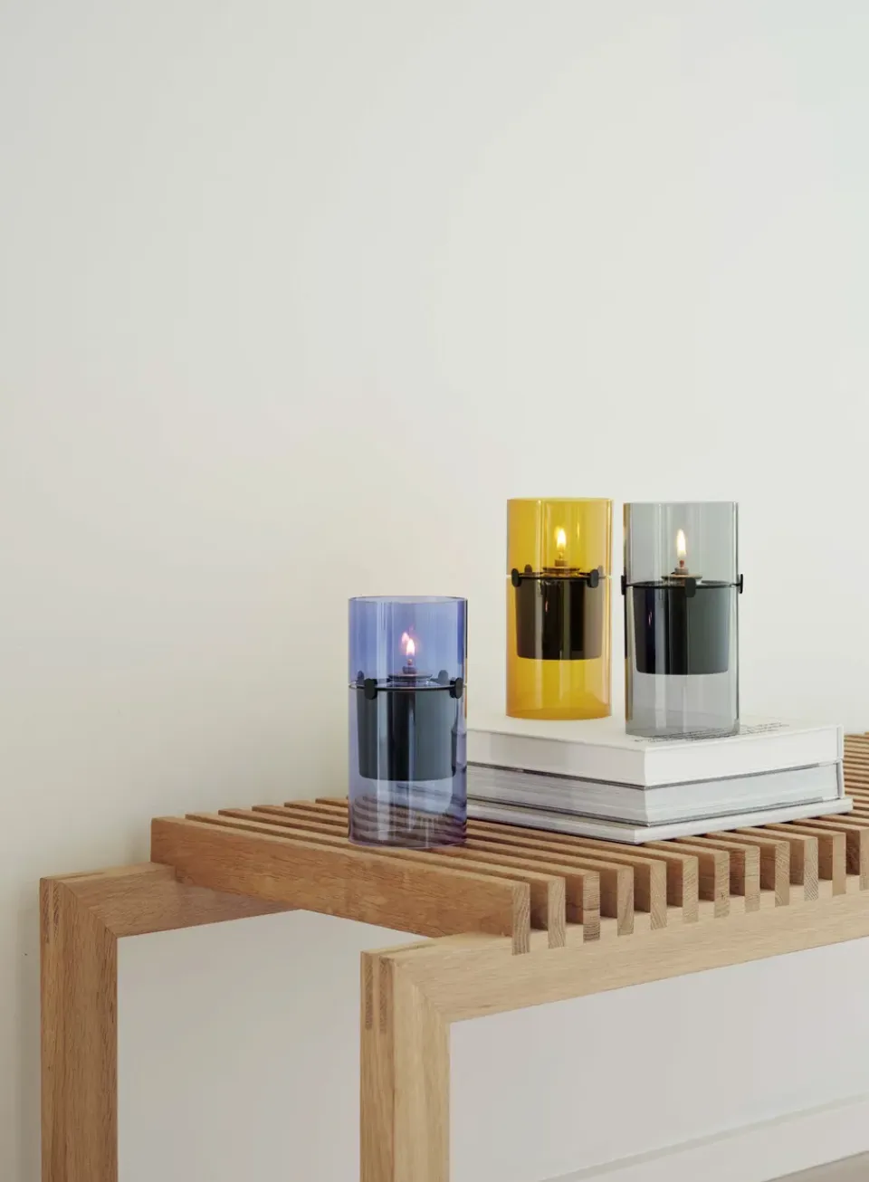 Outlet Stelton Lámpara de aceite Lucie 17,5 cm, Amber Amarillo