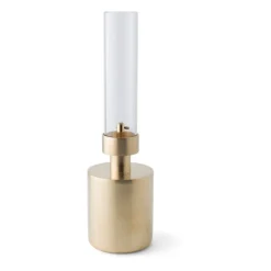 Clearance KLONG Lámpara de aceite Patina mini 28 cm, Brass Color dorado