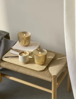 Sale Stelton Lámpara de óleo Solis Ø11,5 cm, Brass Color dorado