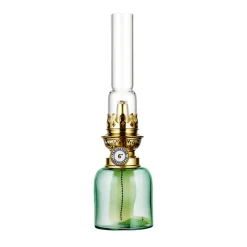 Clearance Karlskrona Lampfabrik Lámpara de parafina Koholmen, jade green Verde
