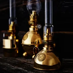 Outlet Karlskrona Lampfabrik Lámpara de parafina Nattlampan, latón Color dorado