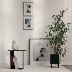 New Ferm Living Maceta Bau large Ø28 cm, Negro