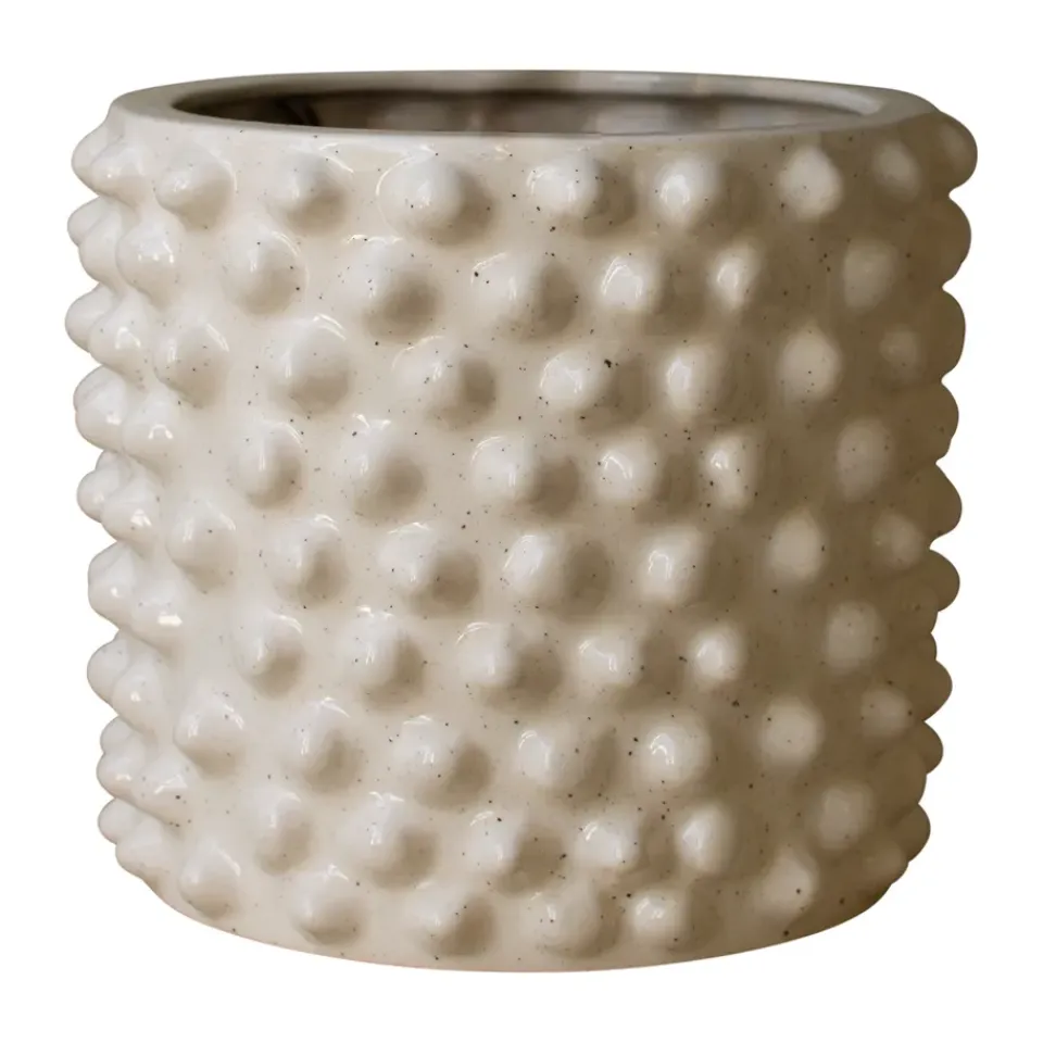 Discount DBKD Maceta Cloudy vanilla, Small Ø21 cm Blanco
