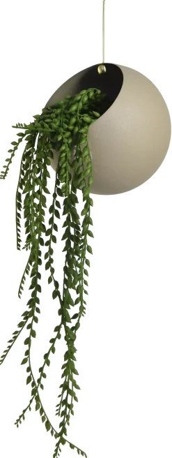 AYTM Maceta colgante GLOBE Ø21 cm h32 cm, Taupe Beige