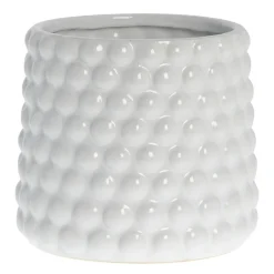 Discount Lene Bjerre Maceta Dotsie Ø18 cm, White Blanco