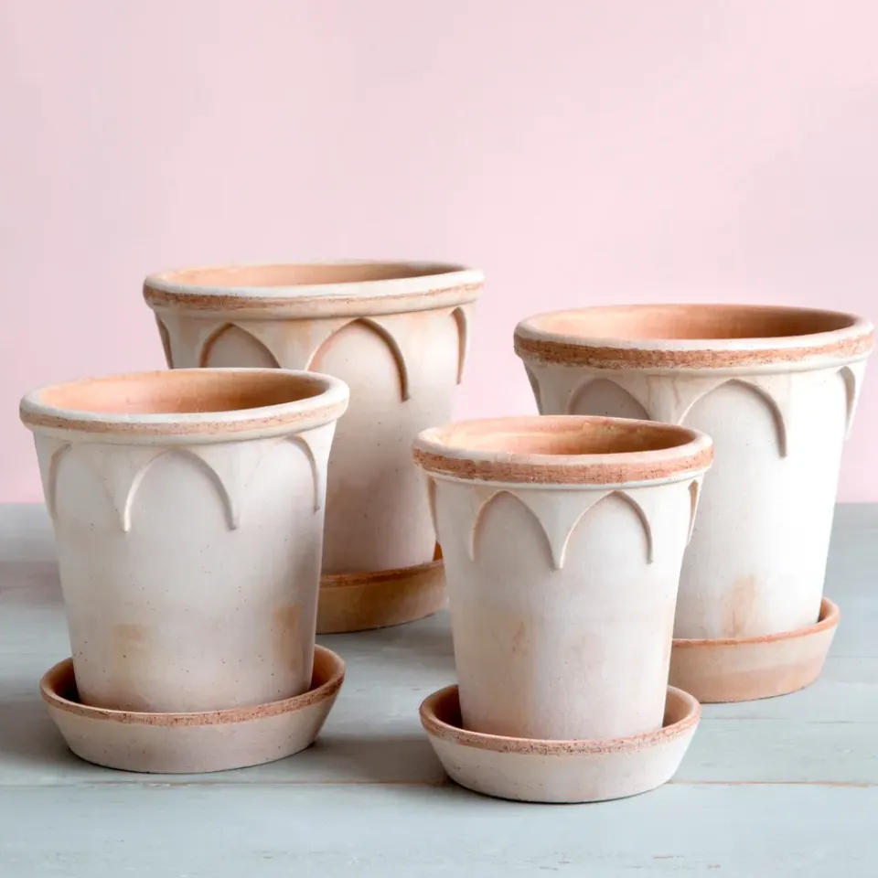 Hot Bergs Potter Maceta Elizabeth Ø12 cm, Rose Rosa