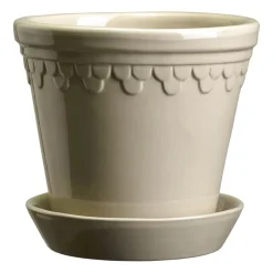Online Bergs Potter Maceta esmaltada Københavner Ø21 cm, Sand Stone Beige