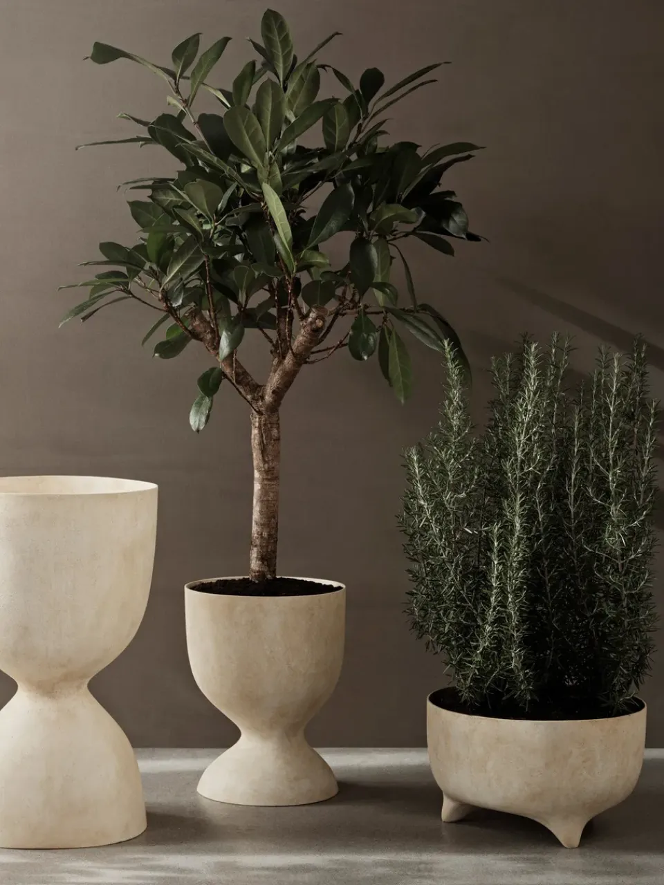 Online Ferm Living Maceta Evoke 27 cm, Warm Sand Beige