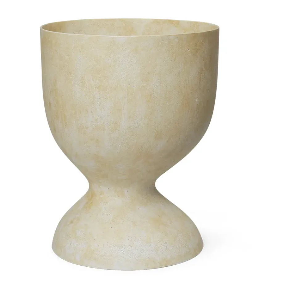 Ferm Living Maceta Evoke 45 cm, Warm Sand Beige