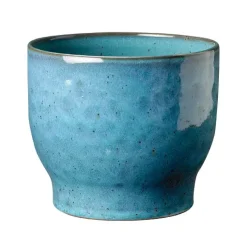 Clearance Knabstrup Keramik Maceta exterior Knabstrup Ø14,5 cm, polvo Azul