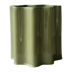 New DBKD Maceta Filter, Shiny green, Ø25 cm Verde