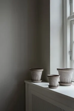 Sale Bergs Potter Maceta Fleur con plato, 2 piezas, , Ø18 cm Gris