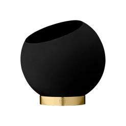 New AYTM Maceta Globe Ø17 cm, Black Negro