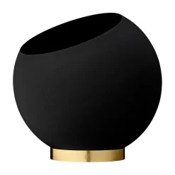 AYTM Maceta Globe Ø30 cm, Black Negro