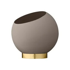 Discount AYTM Maceta Globe Ø17 cm, Taupe Gris