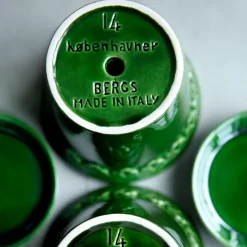 Bergs Potter Maceta Københavner esmaltada Ø10 cm, Verde