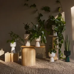 Outlet Iittala Maceta Nappula Ø15,5 cm altura 23 cm, Beige