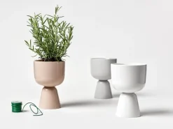 Clearance Iittala Maceta Nappula Ø12,5 cm altura 19 cm, Beige