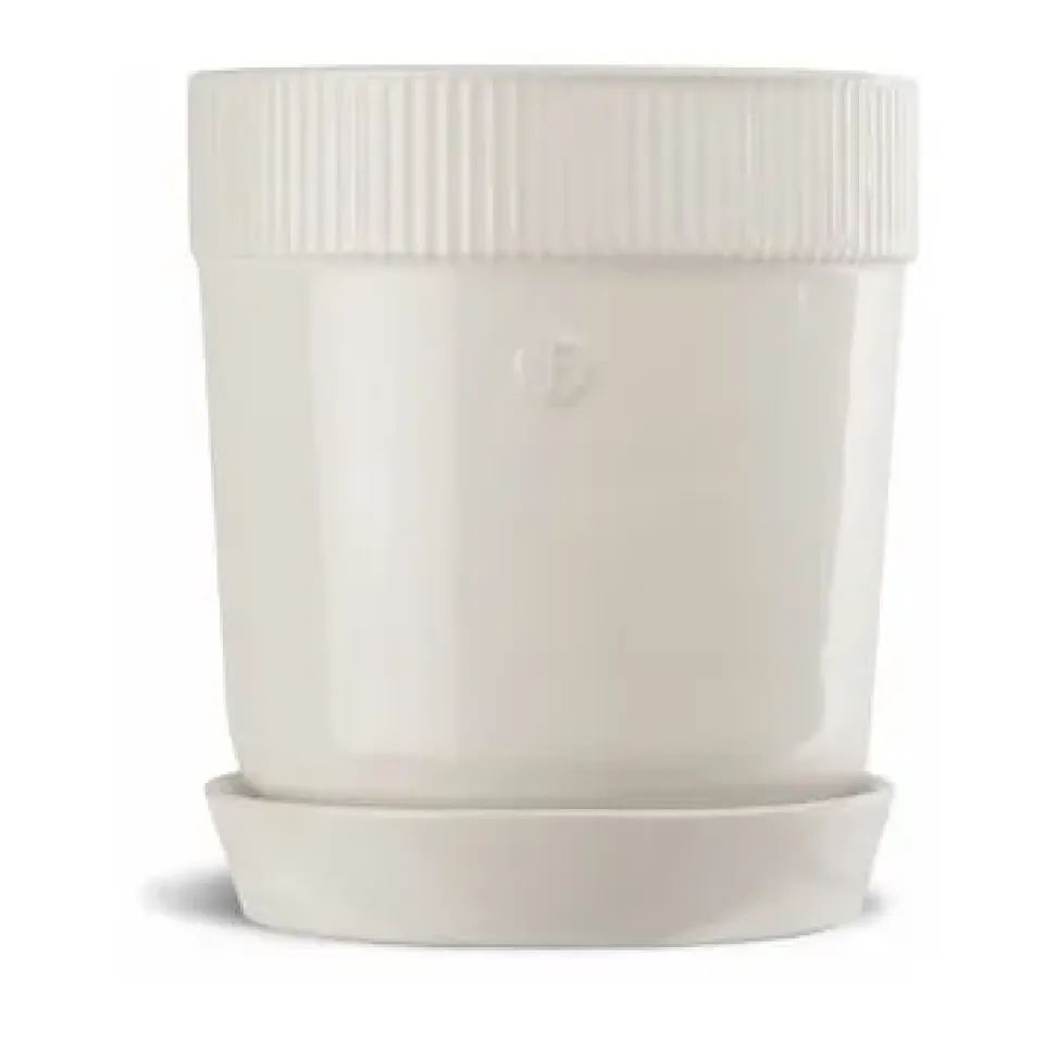 Discount Sagaform Maceta para especias Elise Ø11 cm, Blanco