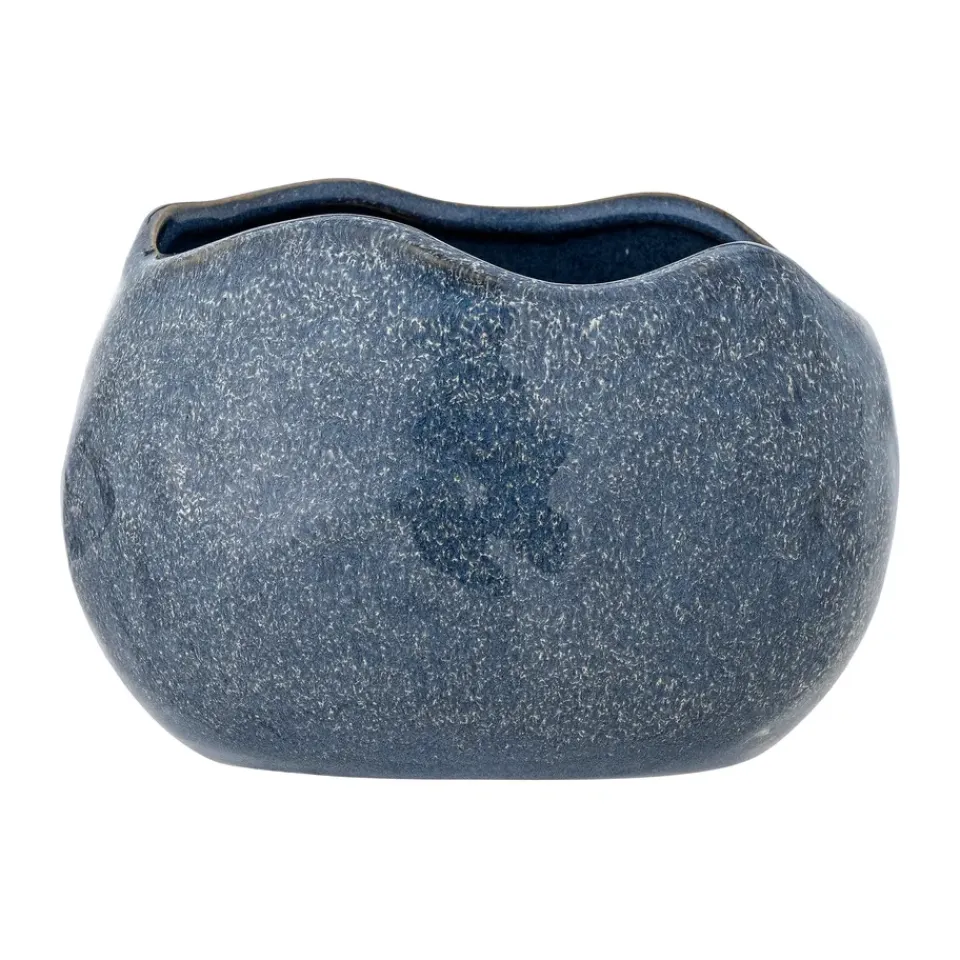 Online Bloomingville Maceta Pennie 16,5x11x13 cm, Blue Azul