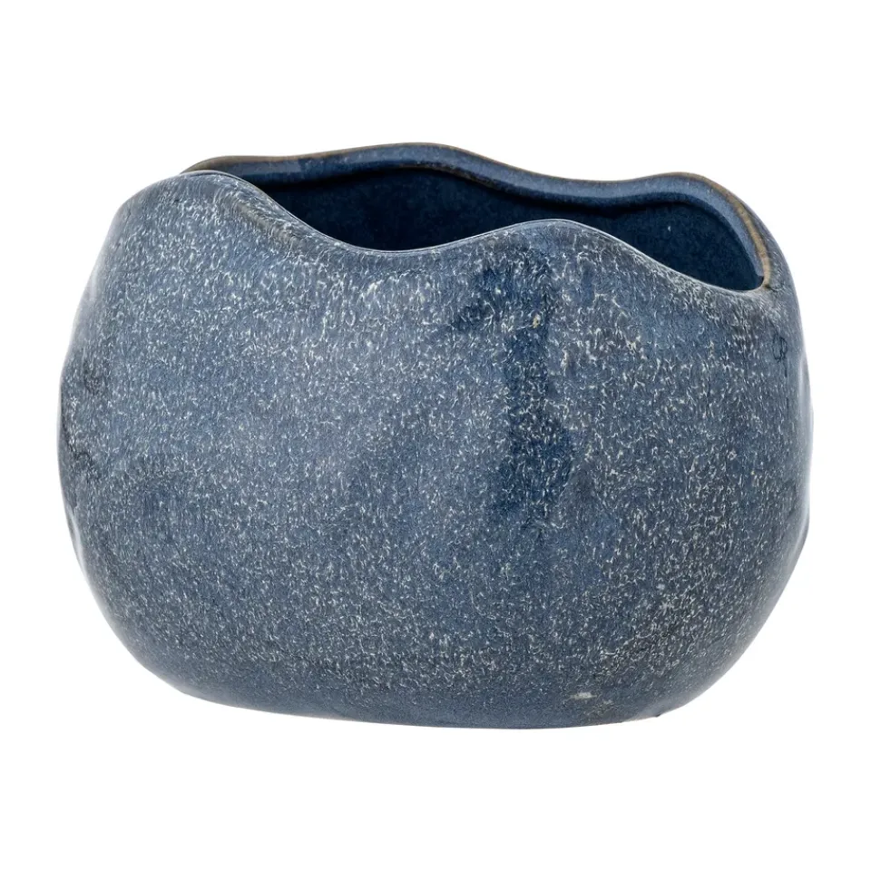 Online Bloomingville Maceta Pennie 16,5x11x13 cm, Blue Azul