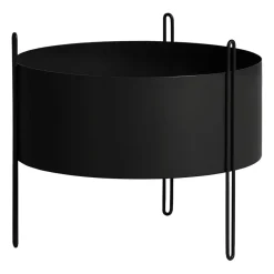 Outlet Woud Maceta Pidestall mediana Ø40 cm, Negro