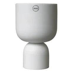 Discount DBKD Maceta Post Ø13 cm, White Blanco