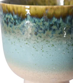 Hot HKliving Maceta Retro Ø20,5 cm, Lagoon Multi