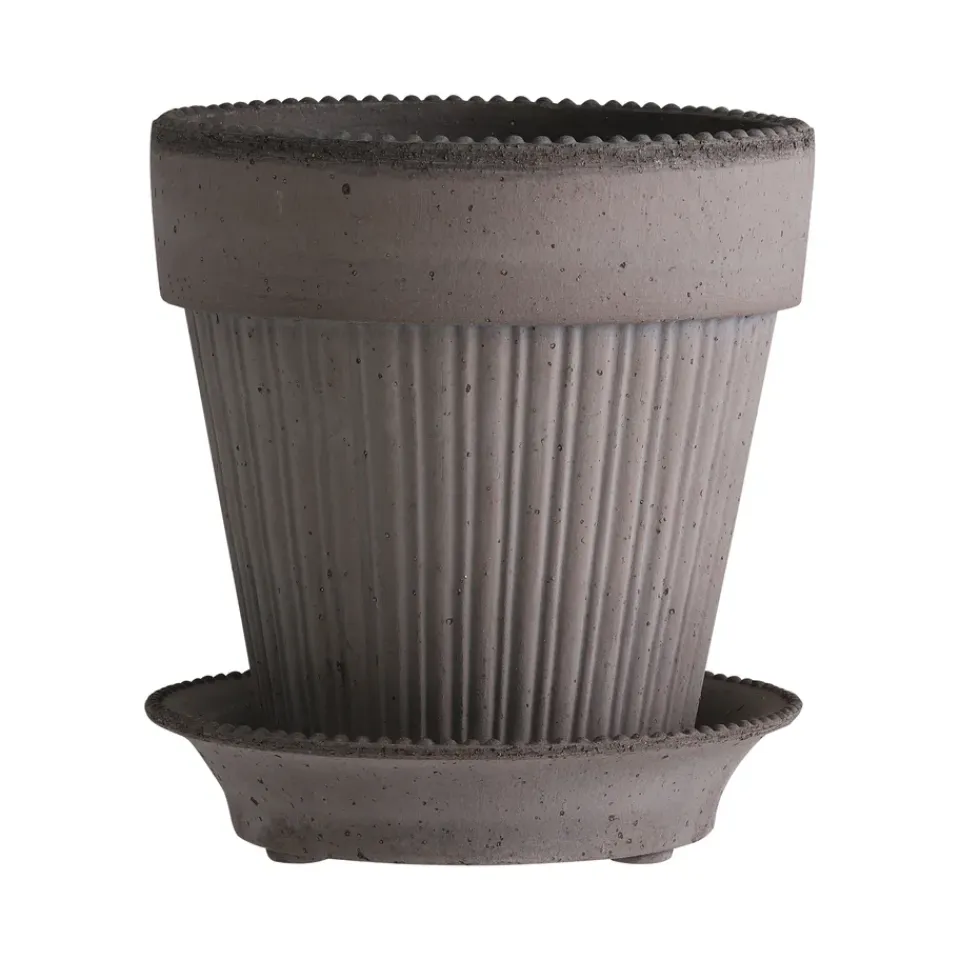 Bergs Potter Maceta Simona 14 cm, Gris