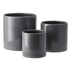 Sale Scandi Living Maceta Sleek Ø15 cm, Carbón Gris