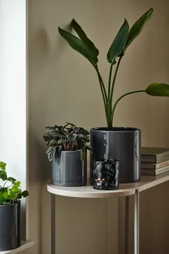 Sale Scandi Living Maceta Sleek Ø12 cm, Carbón Gris