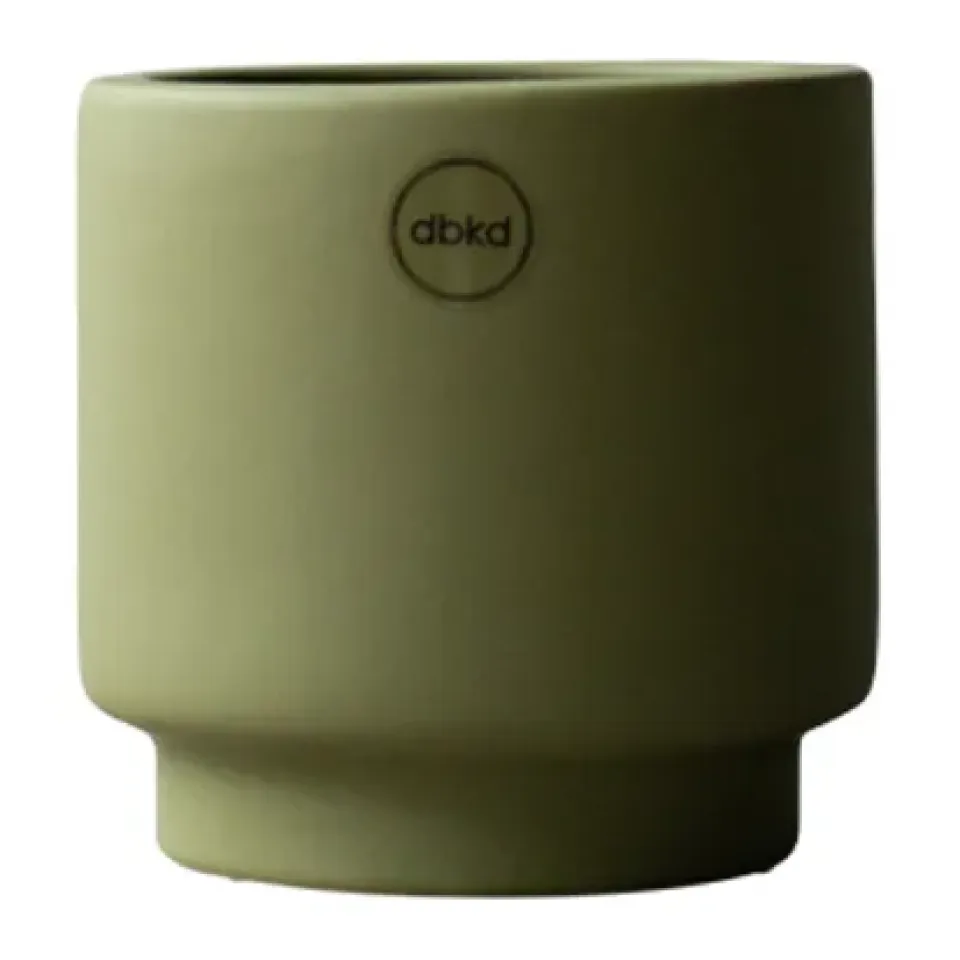New DBKD Maceta Solid green, Pequeño, Ø10 cm Verde
